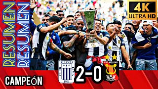 Alianza Lima vs Melgar 20 Resumen completo amp Goles liga1 [upl. by Ykroc]