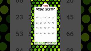 tombola vespertina 01112024  Montevideo Uruguay [upl. by Waxman]