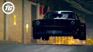 Ken Block Drifts London – EXTENDED Directors Cut  Top Gear  BBC [upl. by Illek34]