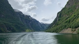 Glimpses of Sognefjord Norway travel beautifulplaces scenicviews luxury [upl. by Mera]