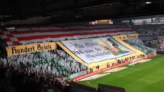 Choreo SV Werder BremenHamburger SV 01032014 100 Nordderby [upl. by Ferrigno]