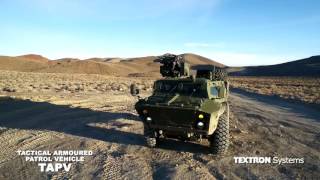 Textron Systems Tactical Armoured Patrol Vehicle TAPV [upl. by Brana]