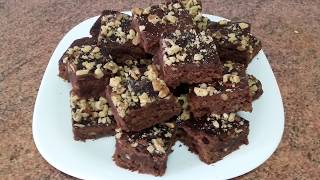 La mejor receta de Brownie con chocolate y nueces 😍 Comida de Marruecos [upl. by Jezabel]