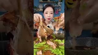 ASMR Eating Spicy Pork Meat Mukbang Eating Show🫒 [upl. by Renard]