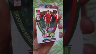 Opening Booster Pack World Cup 2022 Adrenalyne XL Messi Ronaldo Best Of Panini Football 77 [upl. by Tnilf]