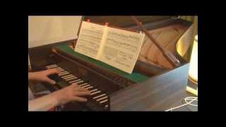 JS Bach 16851750 petit Prélude BWV 924 en do maj  Clavecin Sperrhake Passau [upl. by Burke]