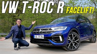 2023 VW TRoc R facelift REVIEW  300 hp Golf SUV on steroids 👻 [upl. by Hurd858]