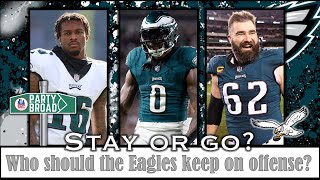 Eagles Stay or Go 2024 Offense I Eagles 3Round Mock for the 2024 NFL Draft [upl. by Idou769]