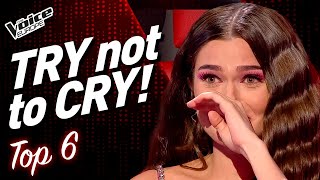 MOST EMOTIONAL performances on The Voice  TOP 6 Part 4 [upl. by Ahcatan798]