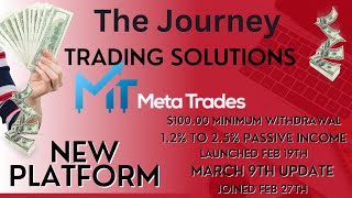 META TRADES Paying on Time   PASSIVE INCOME [upl. by Ynaffat]