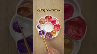 Crummy color recipes satisfying colormixing artvideo asmrvideo satisfyingsounds [upl. by Reider]