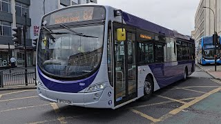 New First Bus Sheffield X First Manchester Bee Network 69537 On 82 From Millhouses To HallParkHead [upl. by Yankee261]