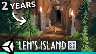 2 Years of Unity Game Development in 10 Minutes Lens Island [upl. by Cas]