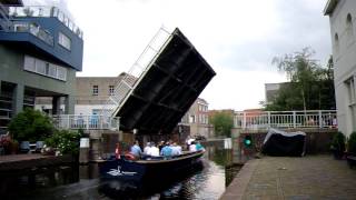 Ooievaarsbrug Ophaalbrug Drawbridge Schiedam [upl. by Sollows743]