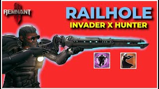 MONORAIL amp WORMMHOLE Spam  The RAILHOLE Burst DPS Build  INVADER X HUNTER [upl. by Ahcas]