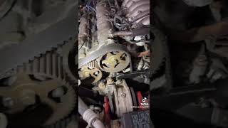 1996 Mitsubishi 3000gt timing belt replace [upl. by Aneehsirk]