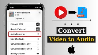 How To Convert Video to Audio on iPhone mp4 to mp3  Video to MP3 Converter on iOS 18 [upl. by Chaney]