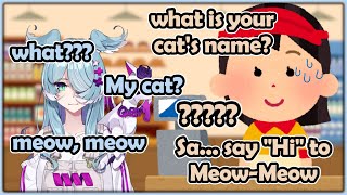 I would react the same as the cashier if I heard a cat named quotMeowMeowquot😭 [upl. by Varney]