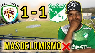 Jaguares 1  1 Deportivo Cali  Más de lo mismo  Palpito Azucarero [upl. by Enajiram120]