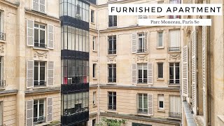 Paris Furnished Apartment For Rent 1 Bedroom  Parc Monceau 8th District Rue de Monceau  REF36750 [upl. by Chew]