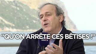 Benzema lhymne de Youssoupha la Super League la marseillaise  Michel Platini réagit [upl. by Almond]