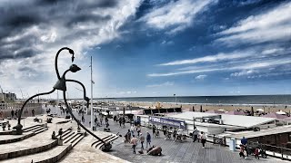 Boulevard Scheveningen – Streetview  4K – GoPro9 [upl. by Haeckel]