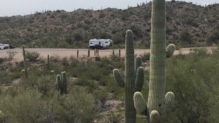 Wickenburg AZ Box Wash Vulture Peak Free BLM Camping [upl. by Eiramanna]