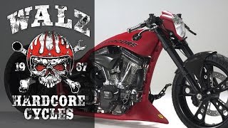 HarleyDavidson Screamin Eagle quotS amp Squot by Walz Hardcore Cycles  Motorcycle Dragster Custom Review [upl. by Adnuhser]