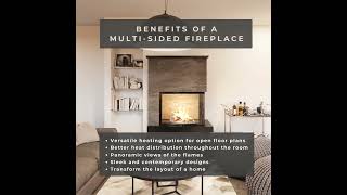 The benefits of a multisided fireplace 🔥 Its a good life Peggy Urieff DRE01441446 9166223787 [upl. by Atiuqaj]