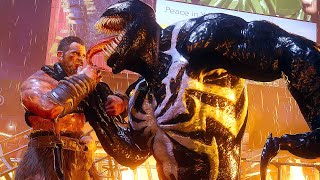 Venom Eats Kraven Fight Scene  SpiderMan 2 2023 PS5 [upl. by Lebiram]