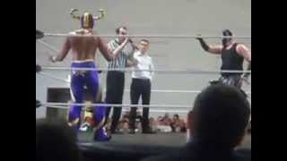 FPW Summertime Brawl 3 070713 Fan cam footage  Two drunk Luchadores No not Juvi and Konnan [upl. by Lani]