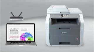 Brother DCP9020CDW Allinone Colour Printer with Duplex and WiFi [upl. by Eynobe]