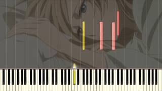 Mahoutsukai no Yome Ep 4 OST  quotMinas Pastquot Piano Tutorial Synthesia [upl. by Gnilsia]