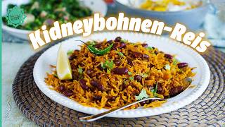 Kidneybohnen Rezept mit extra Portion Geschmack  Rajma Pulao [upl. by Garrity980]