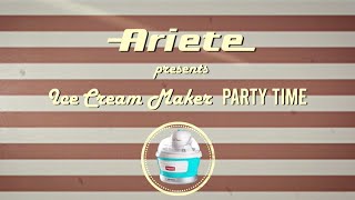 Gelatiera  Ice Cream Maker Party Time  Ariete 643 Azzurra [upl. by Banna]