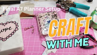 Craft with me  Lets finish my A7 Ring Planner setup  It doesnt go as planned  Part 2 of 2 [upl. by Animor]