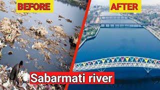 why Gujarat better than delhi sabarmati river before and after। sabarmatiriverfront ahemdabad [upl. by Eeima]