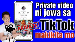 paano makita Ang mga private video ni jowa sa tiktok [upl. by Arbmat]