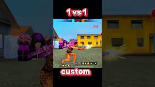 1 vs 1 custom free fire short reels youtube shortsfeed freefireshorts [upl. by Cantlon]