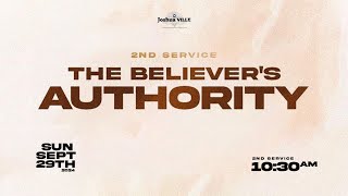 2ND SERVICE  THE BELIEVERS AUTHORITY  29092024 [upl. by Inaffit284]