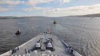 QE2 on the Clyde  Going Home [upl. by Etnuad740]