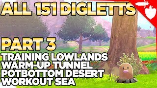 All Diglett Locations Part 3  Isle of Armor Pokemon Sword and Shield DLC [upl. by Buna915]