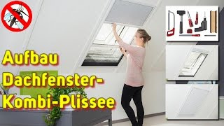 DachfensterKombiPlissee MontageVideo [upl. by Llyrrad]