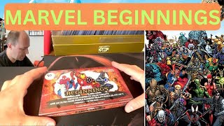 Marvel Beginnings Hobby First Box Rip [upl. by Kienan180]