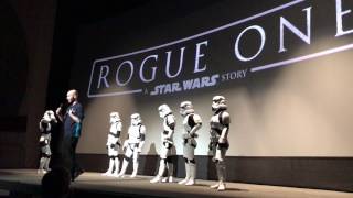 Boogie Storm at the Star Wars Rogue One Premiere [upl. by Zenger747]