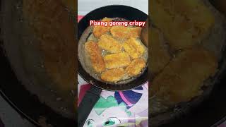 Pisang goreng crispy pisanggorengenak pisanggorengrenyah [upl. by Amsirp565]