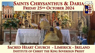 Friday 25th October 2024 Saints Chrysanthus amp Daria [upl. by Einwahs]