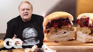 Louie Anderson Makes a Sour Cream amp Onion Chip Thanksgiving Sandwich  GQ [upl. by Jentoft412]