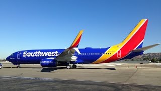 Southwest Airlines New Livery quotHeart Twoquot First Revenue Flight into BUR [upl. by Algar647]