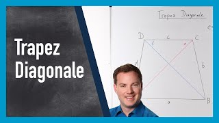 Trapez Diagonale berechnen [upl. by Nitneuq]